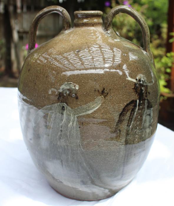 Pictorial Jug by Chester Hewell